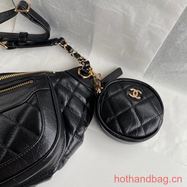 Chanel pocket AS1077 black