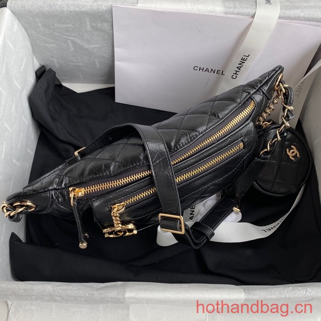 Chanel pocket AS1077 black