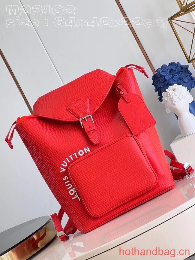 Louis Vuitton Montsouris Backpack M23099 Red