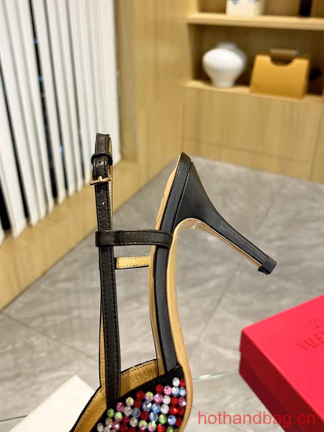 Valentino VLOGO SIGNATURE Imitation Crystal High Heels 8CM 93760-11