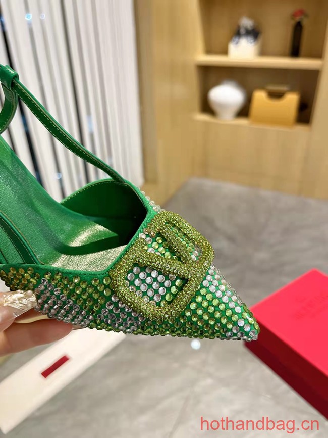 Valentino VLOGO SIGNATURE Imitation Crystal High Heels 8CM 93760-13