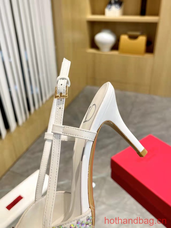 Valentino VLOGO SIGNATURE Imitation Crystal High Heels 8CM 93760-3