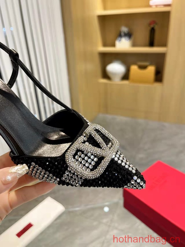 Valentino VLOGO SIGNATURE Imitation Crystal High Heels 8CM 93760-8