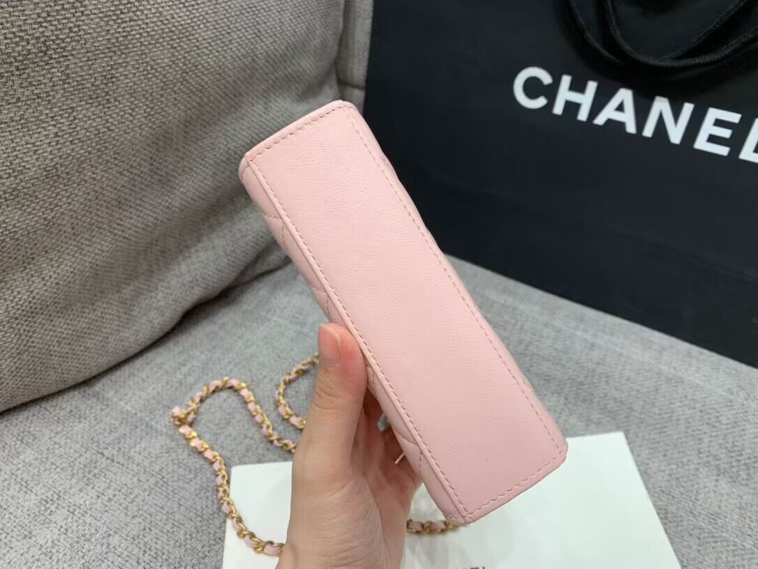 CHANEL 22B Kelly Top Handle Bag AP2945Y Pink