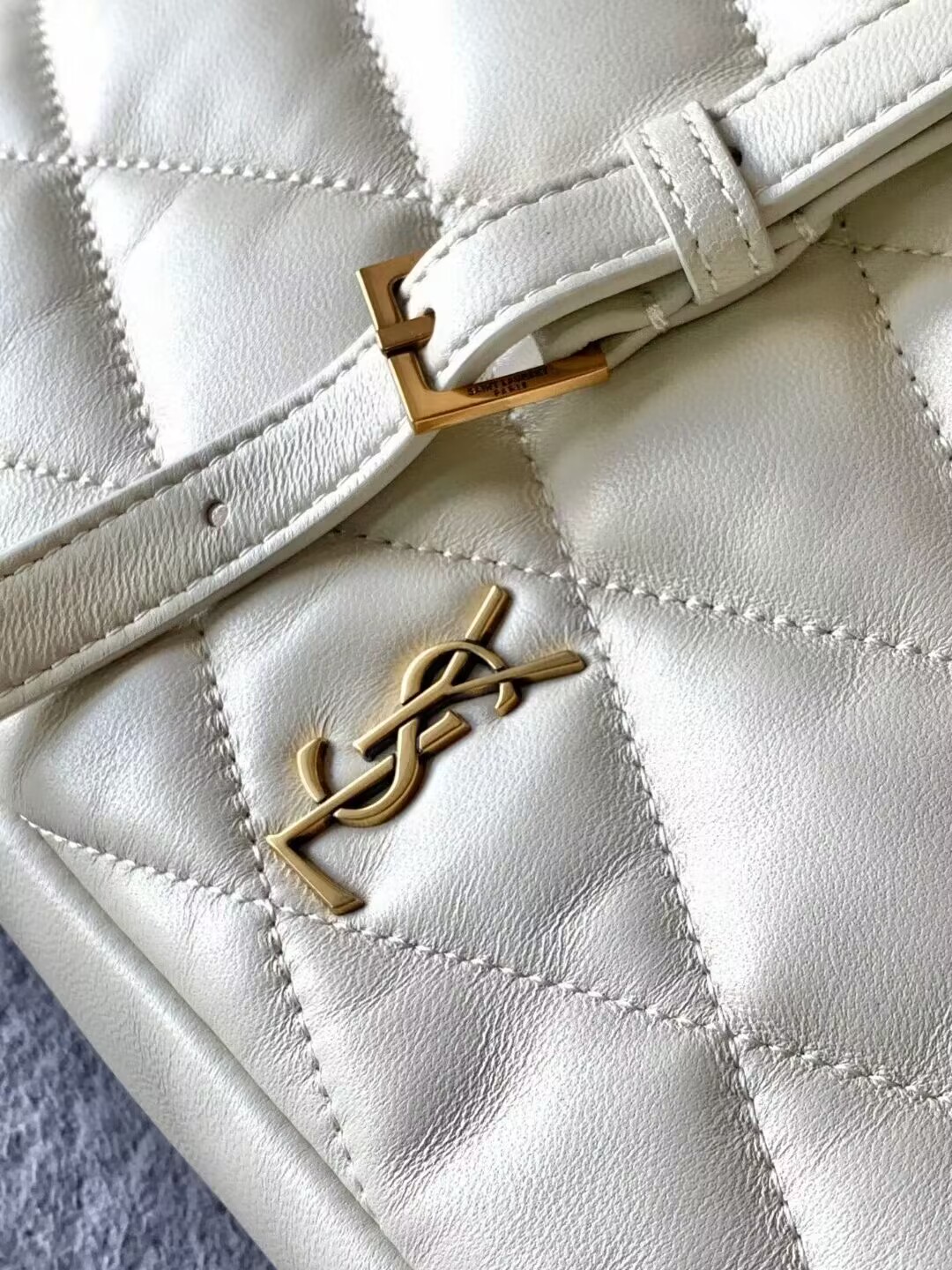 SAINT LAURENT LEATHER BAG Y668720 WHITE