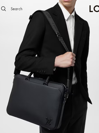 Louis Vuitton Pilot Briefcase M23778 black