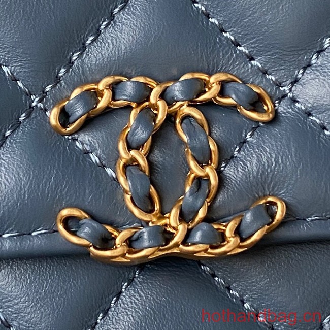 Chanel SMALL FLAP BAG AS3572 blue