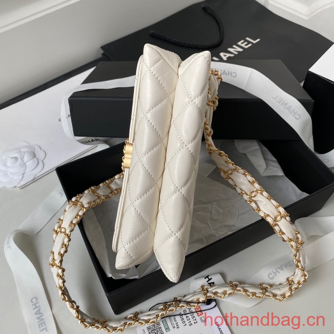 Chanel SMALL FLAP BAG AS3572 white