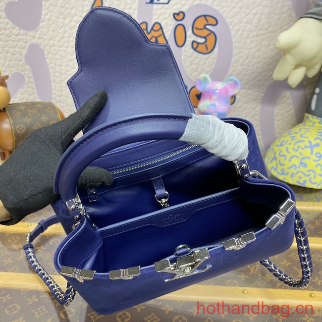 Louis Vuitton Velvet CAPUCINES BB N93164 Midnight Blue