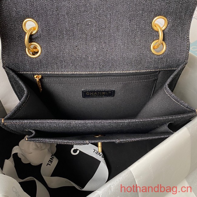 CHANEL Backpack Denim AP4031 Royal Blue