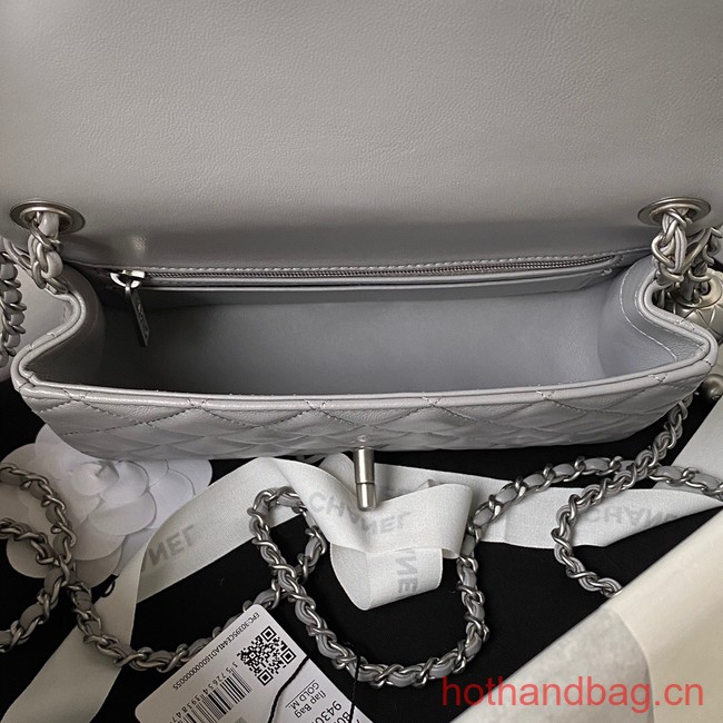 Chanel SMALL FLAP BAG AS1787 gray