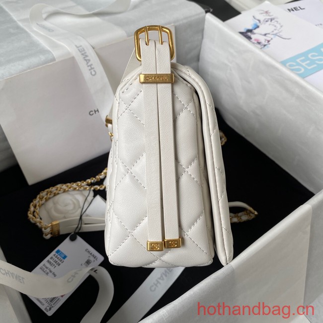 Chanel SMALL FLAP BAG AS4353 WHITE