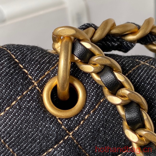 Chanel SMALL FLAP BAG Denim AS4051 Royal Blue