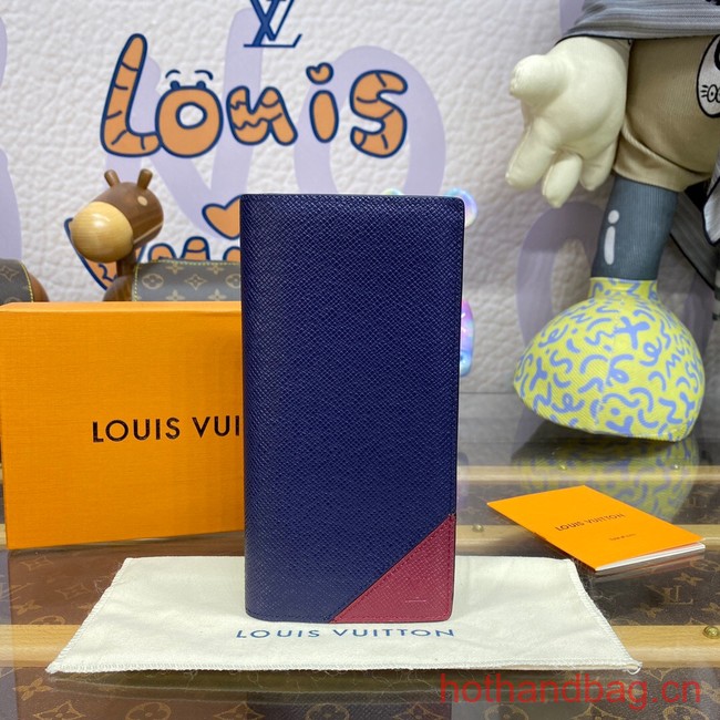Louis Vuitton BRAZZA WALLET M30980 Midnight Blue