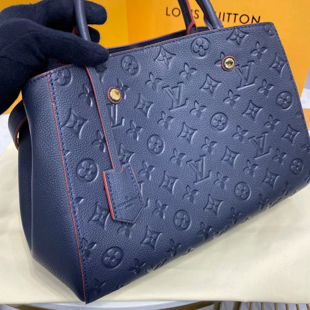 Louis vuitton original MONTAIGNE MM M44311 dark blue