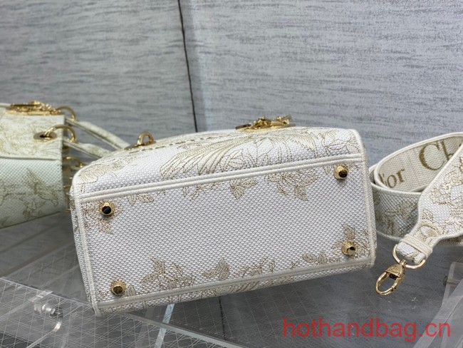 Dior MEDIUM LADY D-LITE BAG Embroidery M0565OE-4