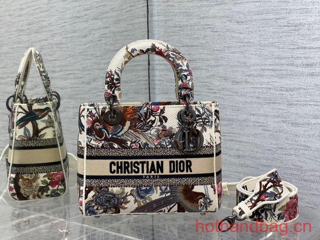 Dior MEDIUM LADY D-LITE BAG Embroidery M0565OE-5