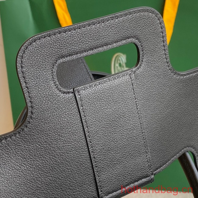Goyard Calfskin Leather Tote Bag 20300 dark gray