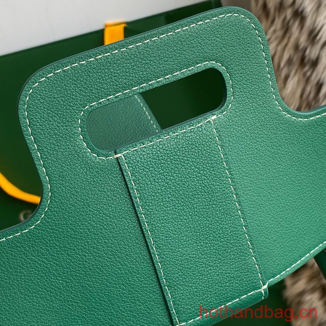 Goyard Calfskin Leather Tote Bag 20300 green