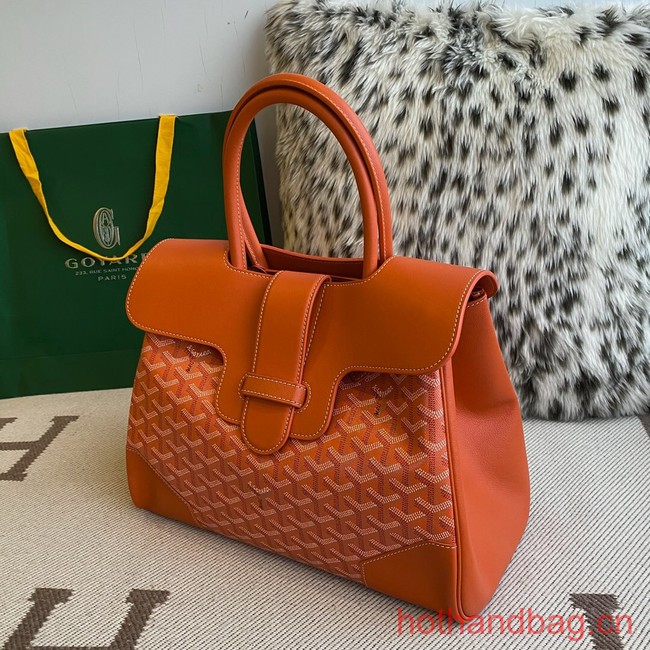 Goyard Calfskin Leather Tote Bag 20300 orange