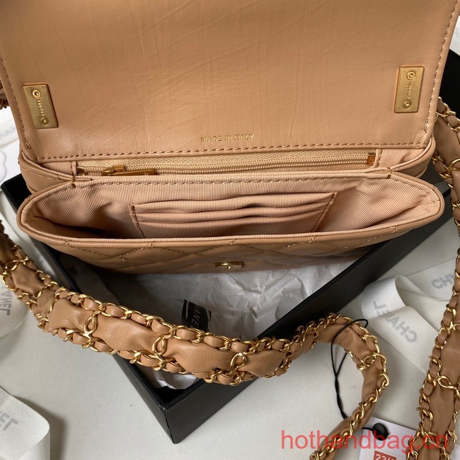 Chanel SMALL FLAP BAG AS3572 Apricot