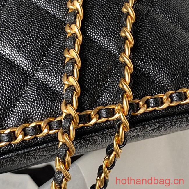 Chanel SMALL FLAP BAG AS4489 black