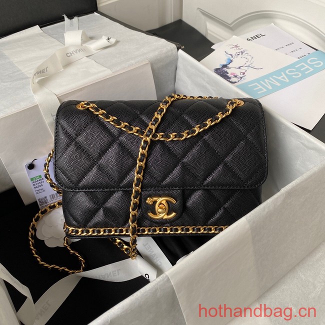 Chanel SMALL FLAP BAG AS4489 black