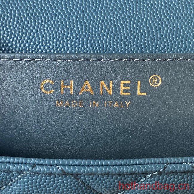 Chanel SMALL FLAP BAG AS4489 blue