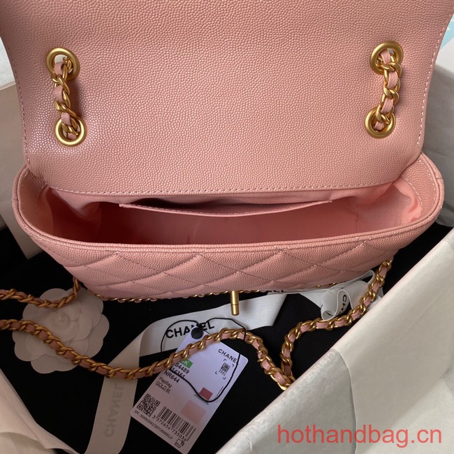 Chanel SMALL FLAP BAG AS4489 pink