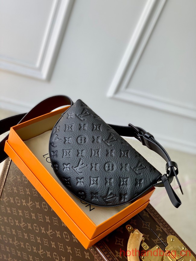 Louis vuitton Monogram Empreinte Moon Crossbody M23835 black