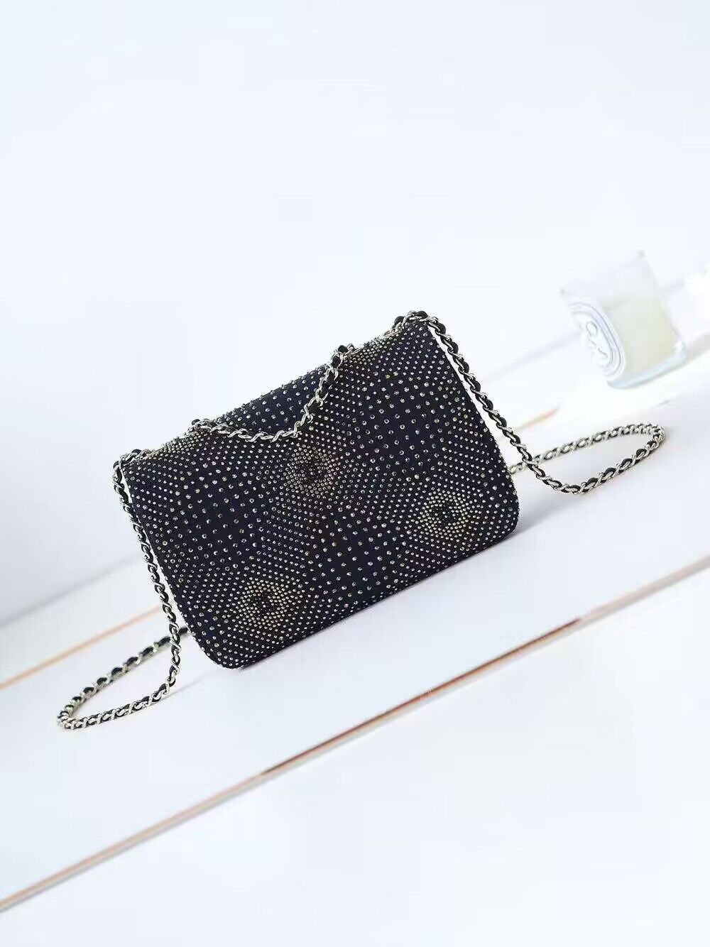 Chanel SMALL FLAP BAG AS3965 Diamond Grey