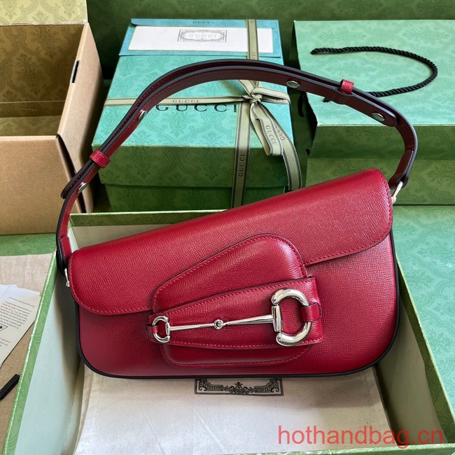 GUCCI HORSEBIT 1955 SMALL SHOULDER BAG 764155 Red