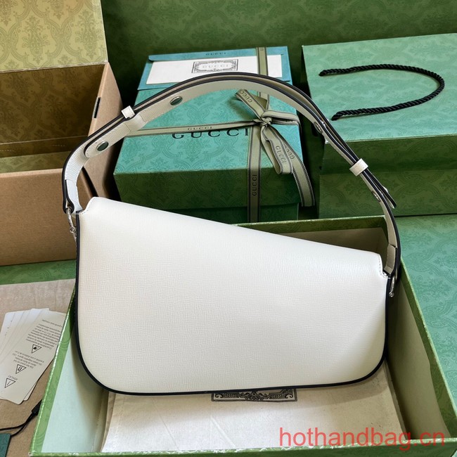GUCCI HORSEBIT 1955 SMALL SHOULDER BAG 764155 White