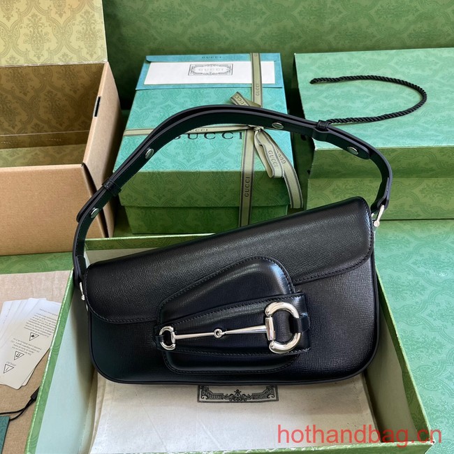 GUCCI HORSEBIT 1955 SMALL SHOULDER BAG 764155 black