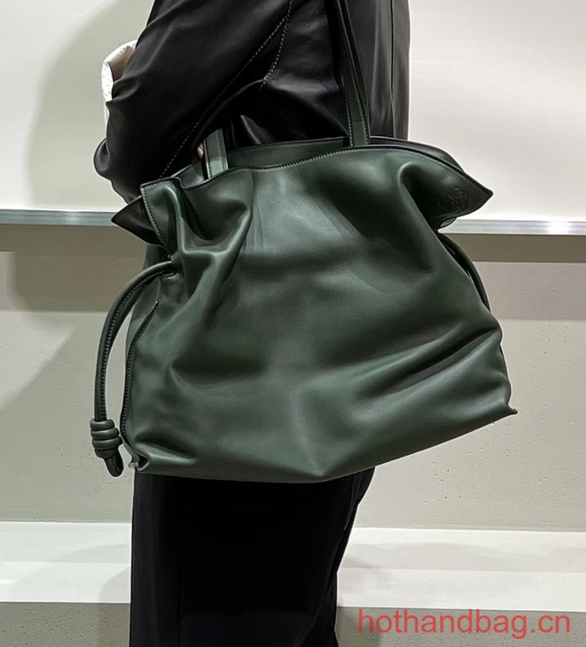 Loewe Original Leather Shoulder bag 062350 dark green