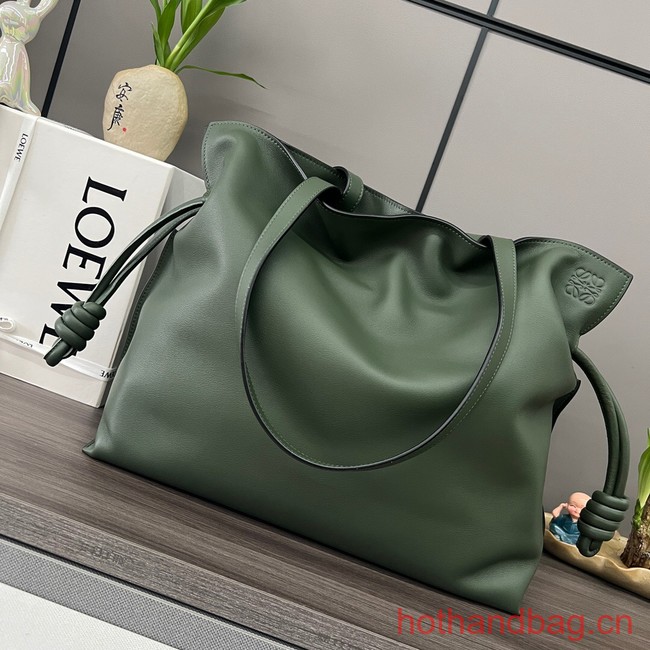 Loewe Original Leather Shoulder bag 062350 dark green