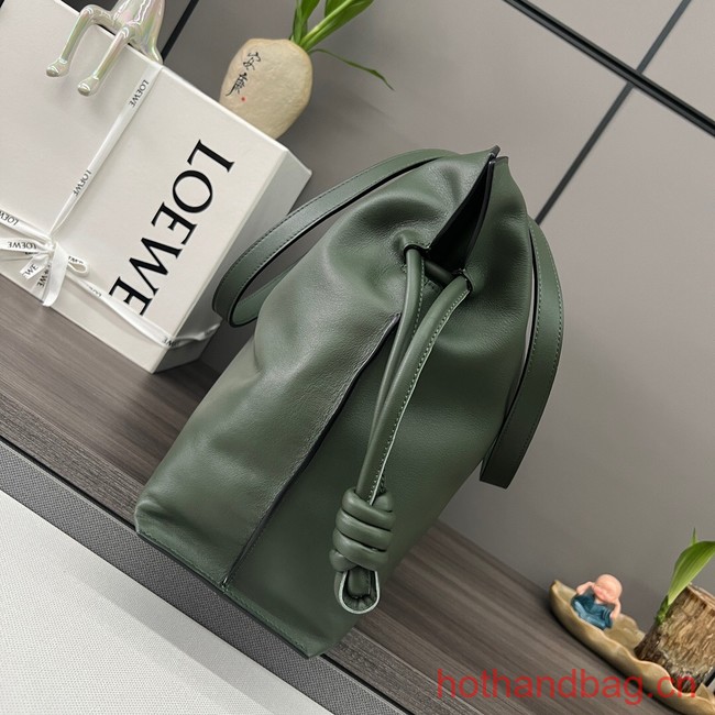 Loewe Original Leather Shoulder bag 062350 dark green