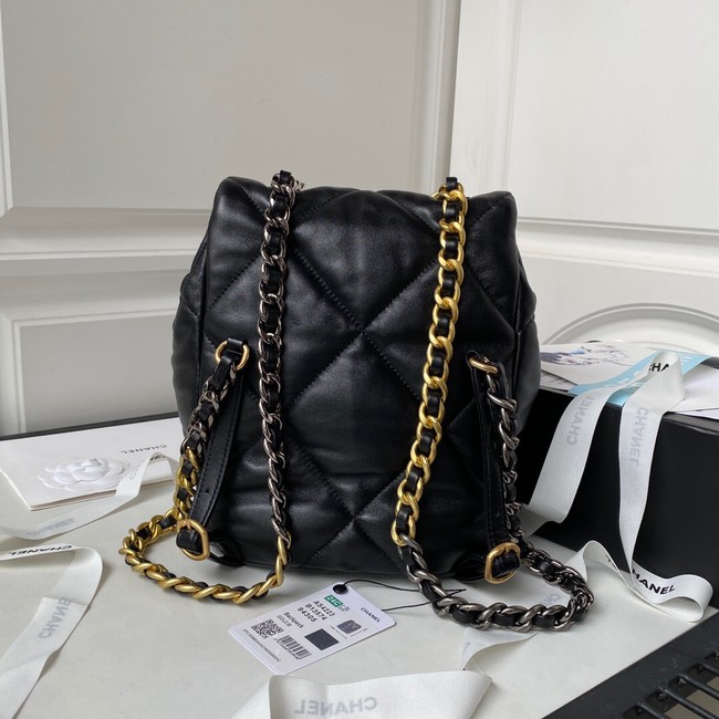 CHANEL 19 BACKPACK AS4223 black