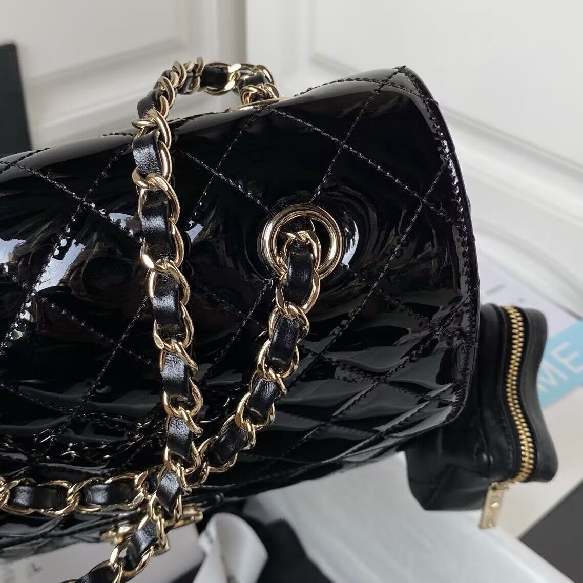 Chanel 24C Original Leather Star Backpack Bag AS4649 Black