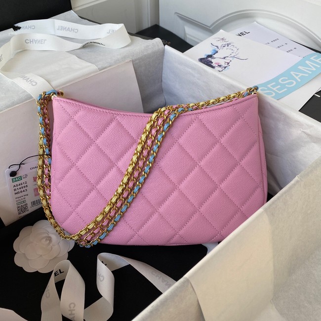 Chanel SMALL HOBO BAG AS4612 PINK