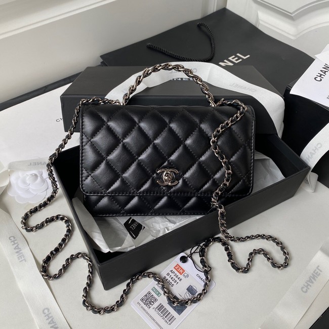 Chanel WALLET ON CHAIN AP3645 BLACK