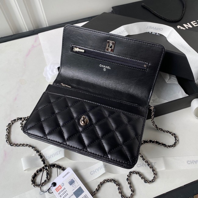 Chanel WALLET ON CHAIN AP3645 BLACK