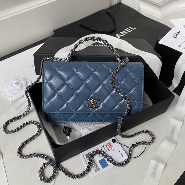 Chanel WALLET ON CHAIN AP3645 BLUE