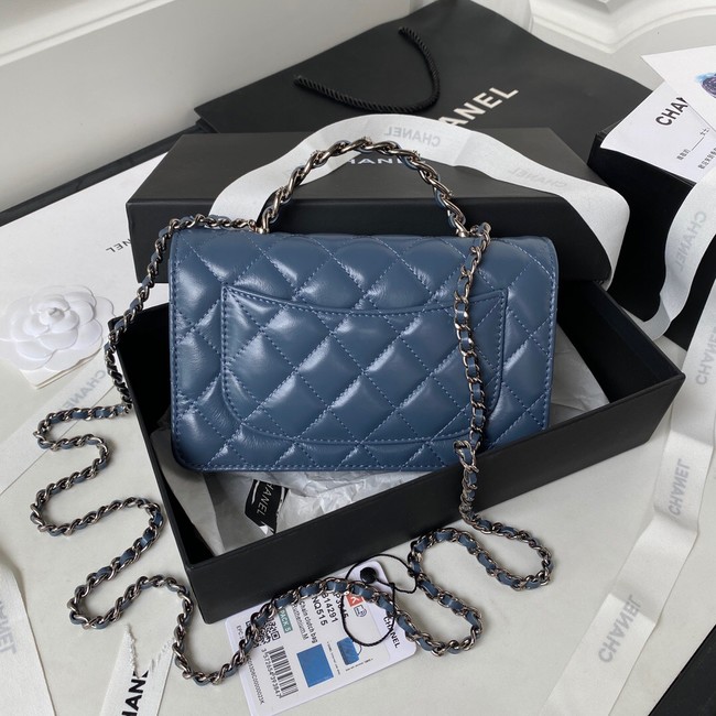 Chanel WALLET ON CHAIN AP3645 BLUE