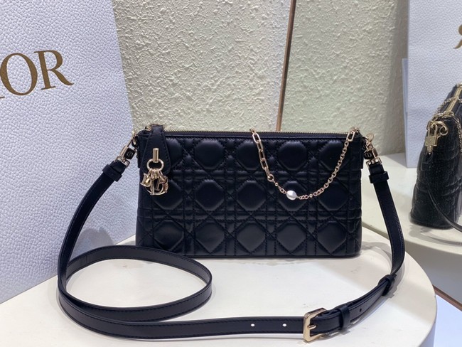 MISS DIOR MIDI MINI BAG black Cannage Lambskin S6006ONM