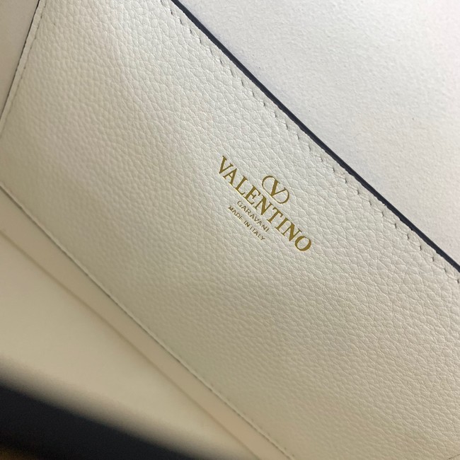 VALENTINO Loco calfskin leather bag B0M98 white