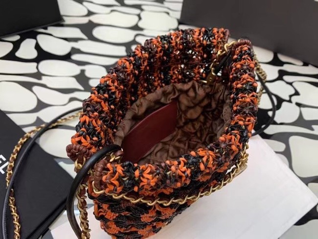 CHANEL 22 MINI HANDBAG AS3980 orange