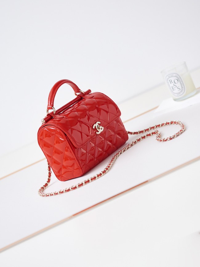 Chanel SMALL BOX BAG AS4511 Red