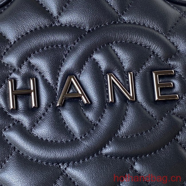 CHANEL STAR HANDBAG AS4579 & Guns-Tone Metal black