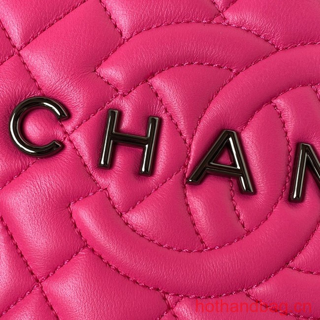 CHANEL STAR HANDBAG AS4579 & Guns-Tone Metal Fuchsia